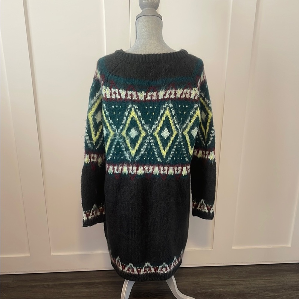 Free People Green and Blue Cardigan Sweater - Picture 2 of 4